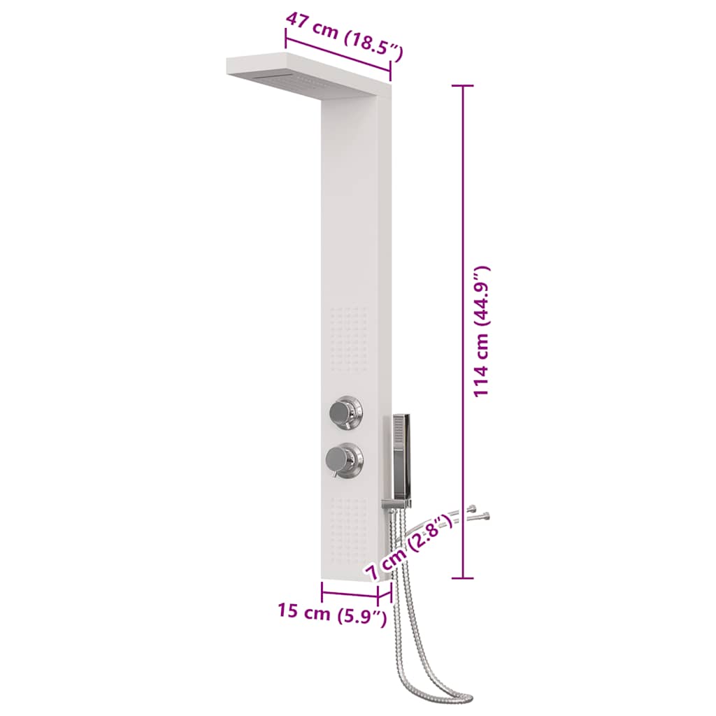 Duschpanelsystem