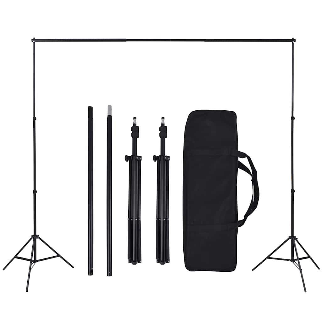 Fotostudio Med Softbox-lampa Och Bakgrund