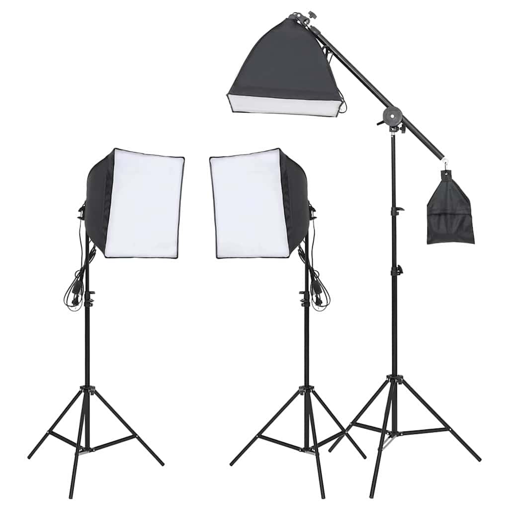 Fotostudio med lampor