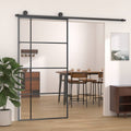 Skjutdörr ESG-glas och aluminium