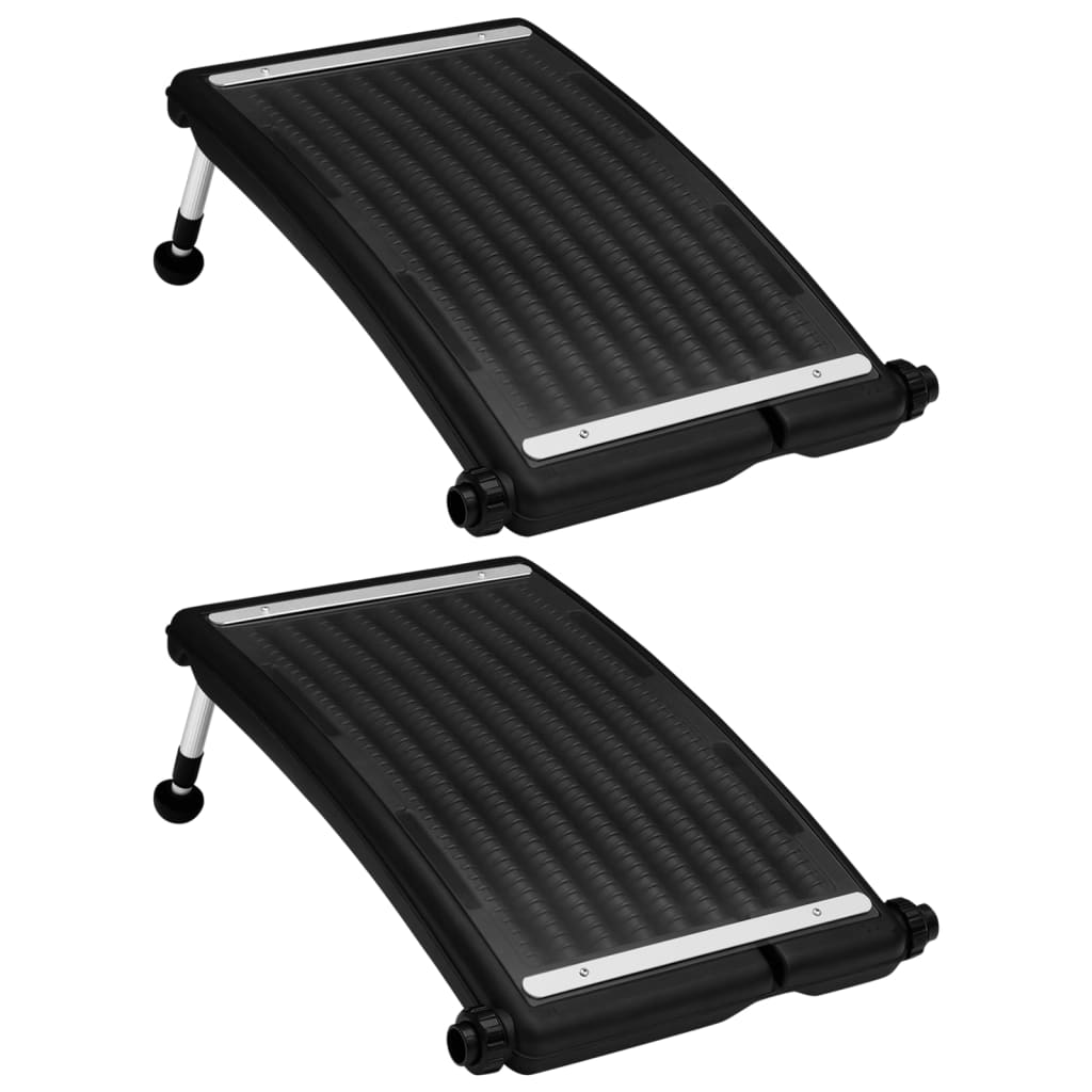 Välvd Solpanel För Pool