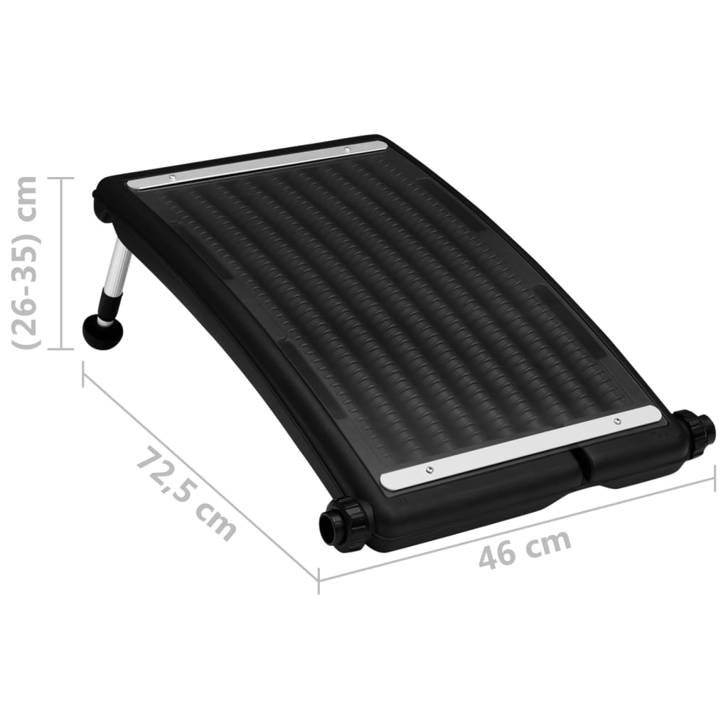 Välvd Solpanel För Pool