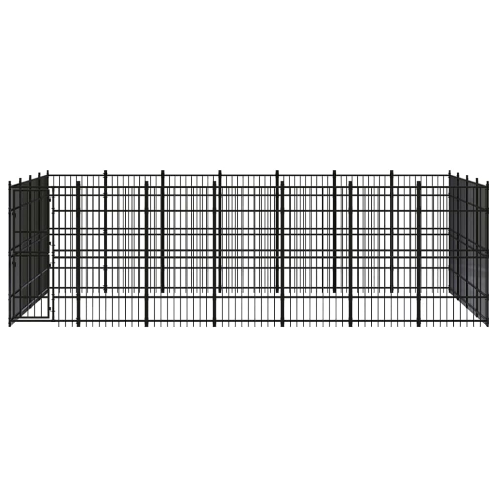 Hundgård för utomhusbruk 36,3 m²