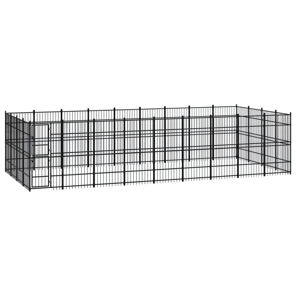 Hundgård för utomhusbruk 36,3 m²