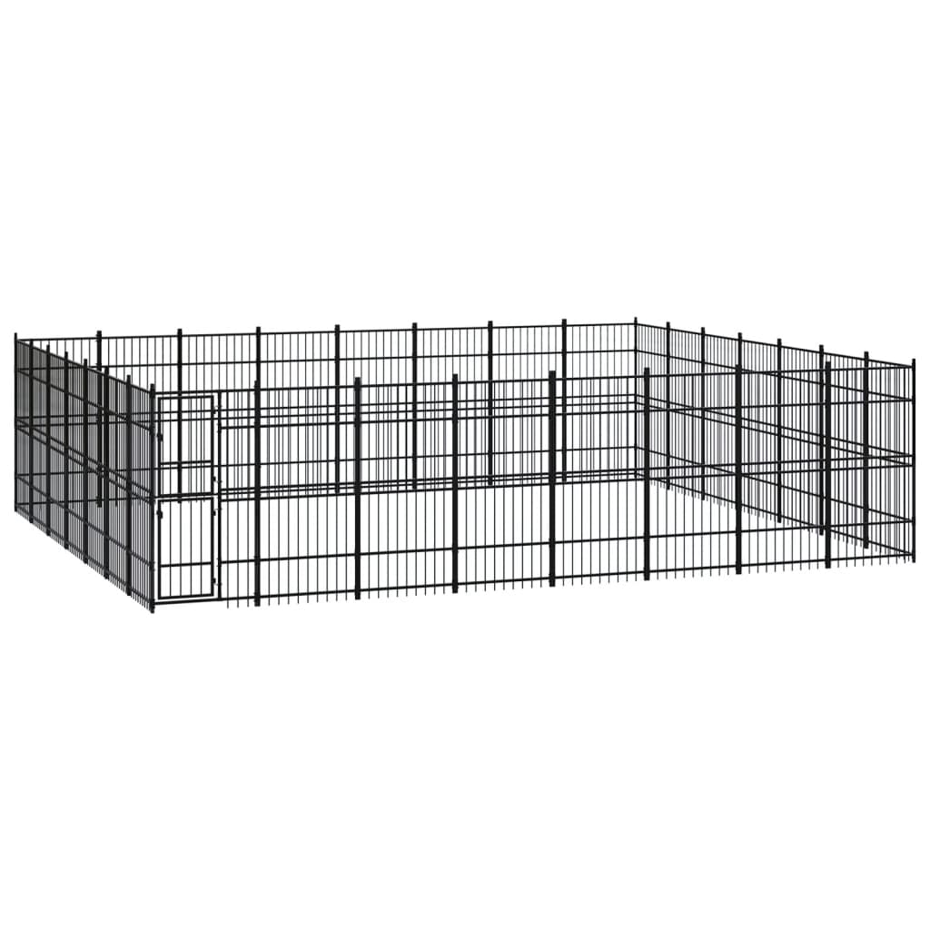 Hundgård för utomhusbruk 36,3 m²