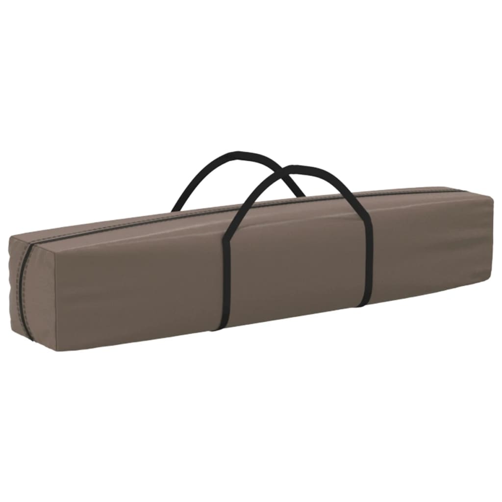 Hopfällbart partytält taupe