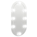 Spegel Med LED-lampor Oval