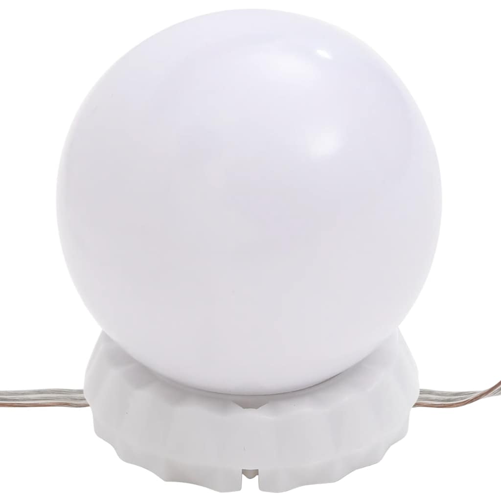 Spegel Med LED-lampor Oval