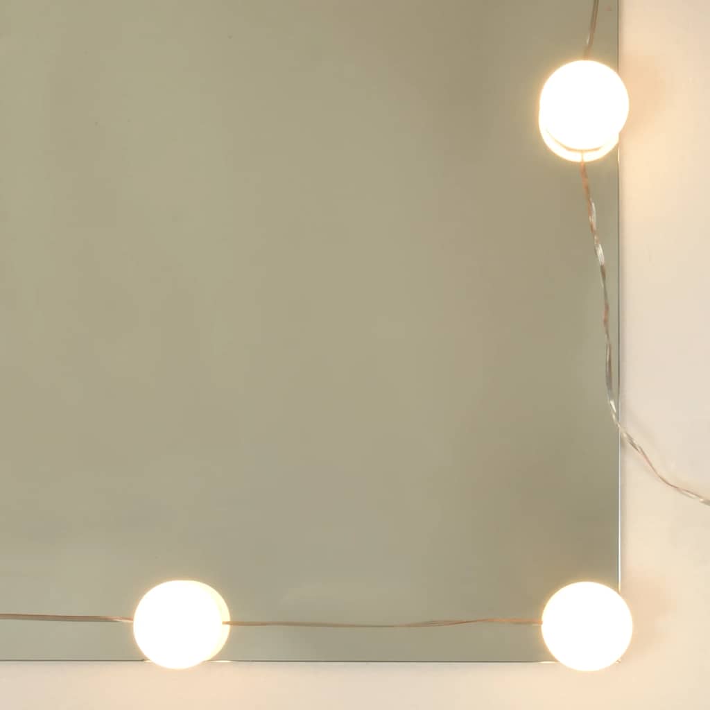 Spegelskåp Med LED Rökfärgad
