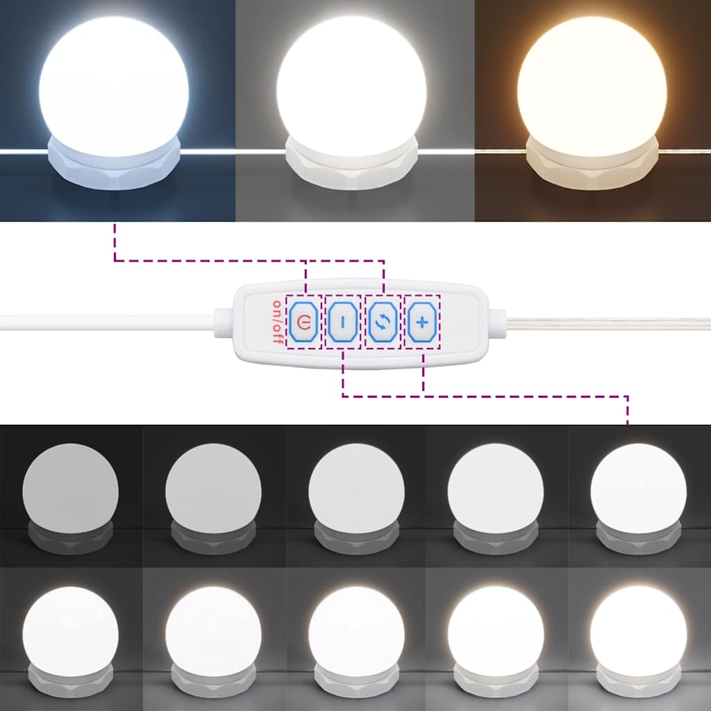 Spegelskåp Med LED Rökfärgad