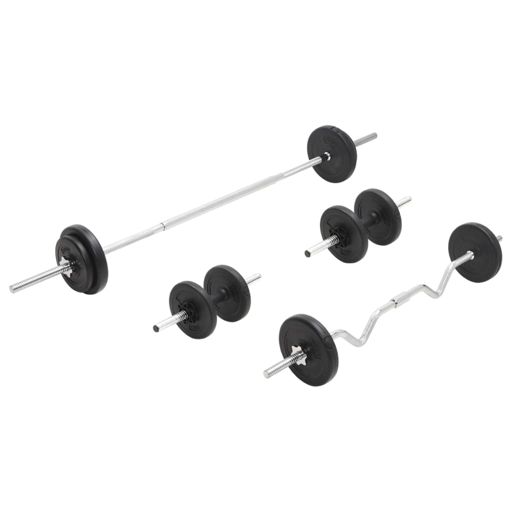 Skivstång Och Hantlar Set