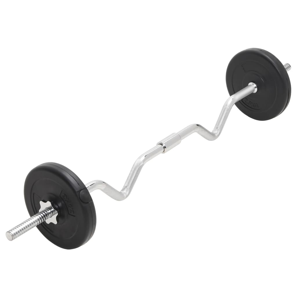 Skivstång Och Hantlar Set