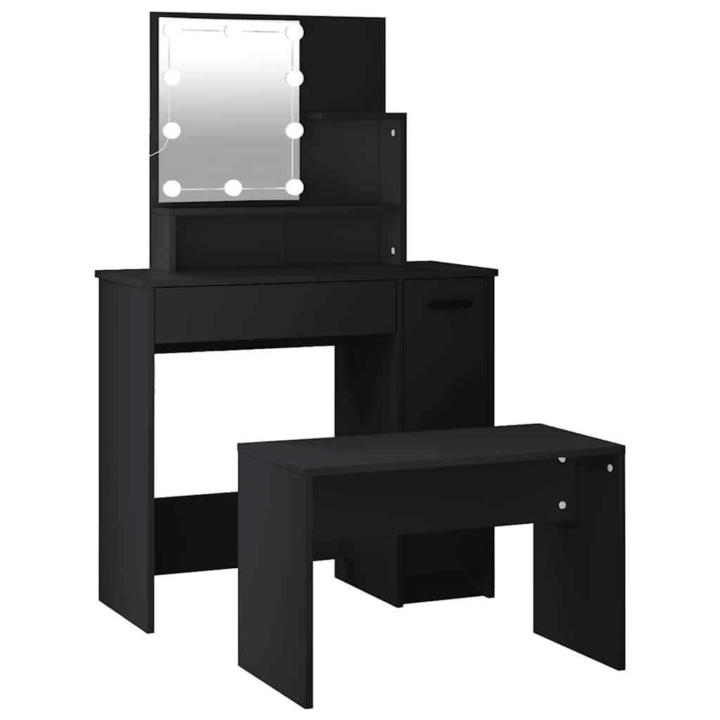 Sminkbord Med Spegel LED Konstruerat