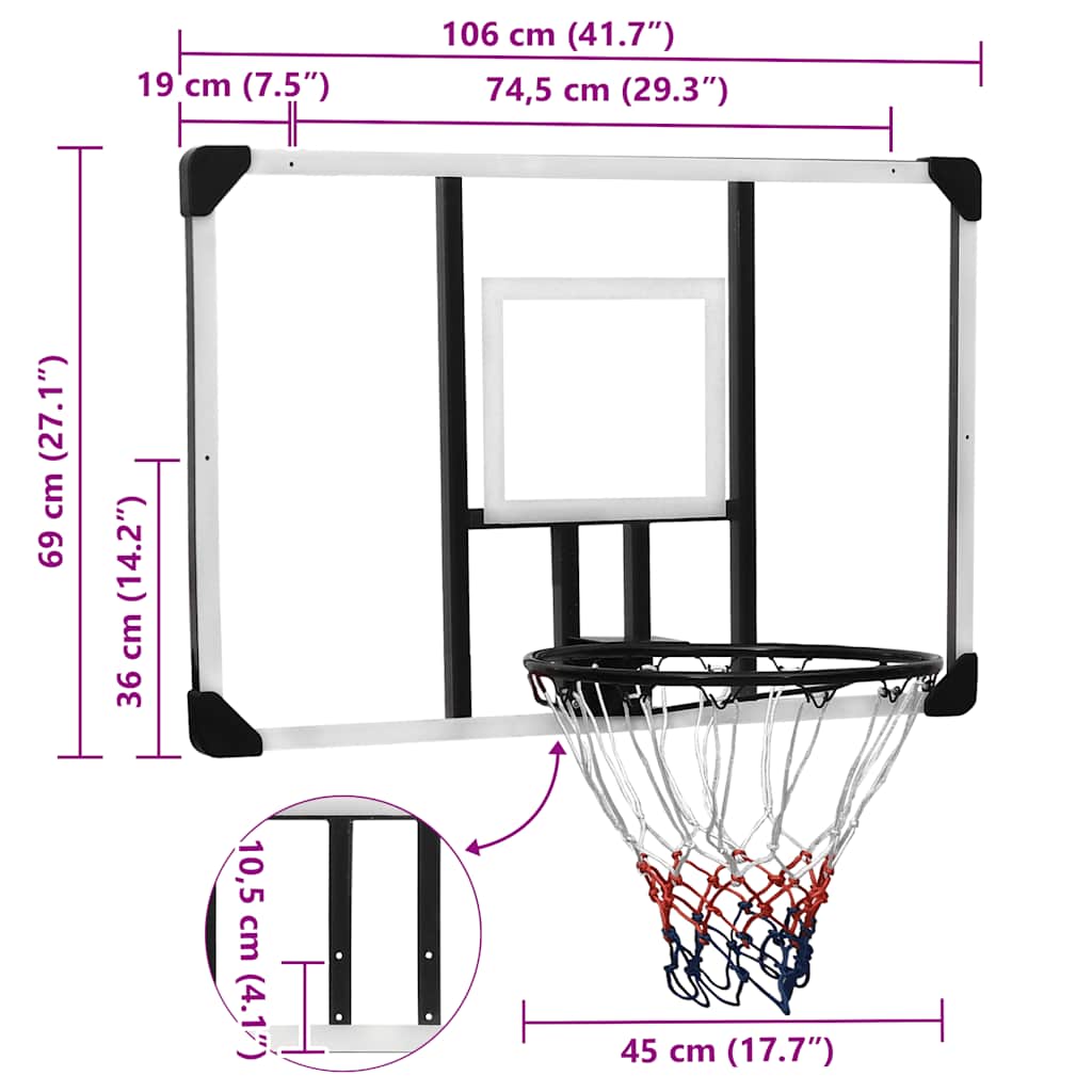 Basketkorg polykarbonat