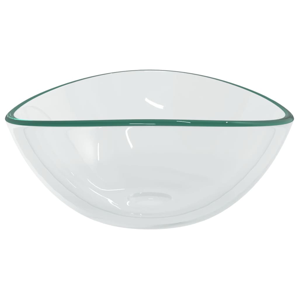 Handfat härdat glas
