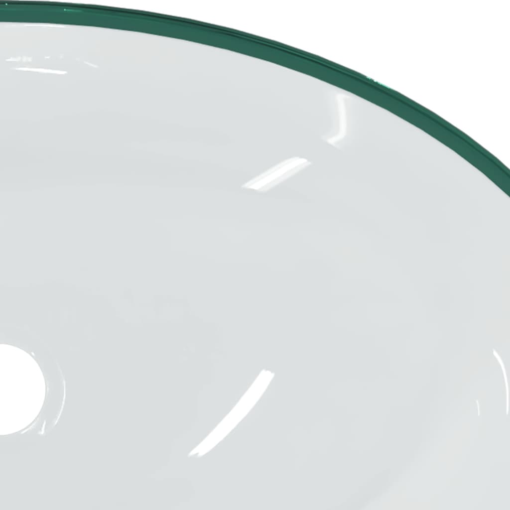 Handfat härdat glas