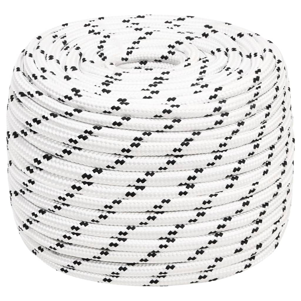 Båtlina flätad 12 mm x 100 m polyester