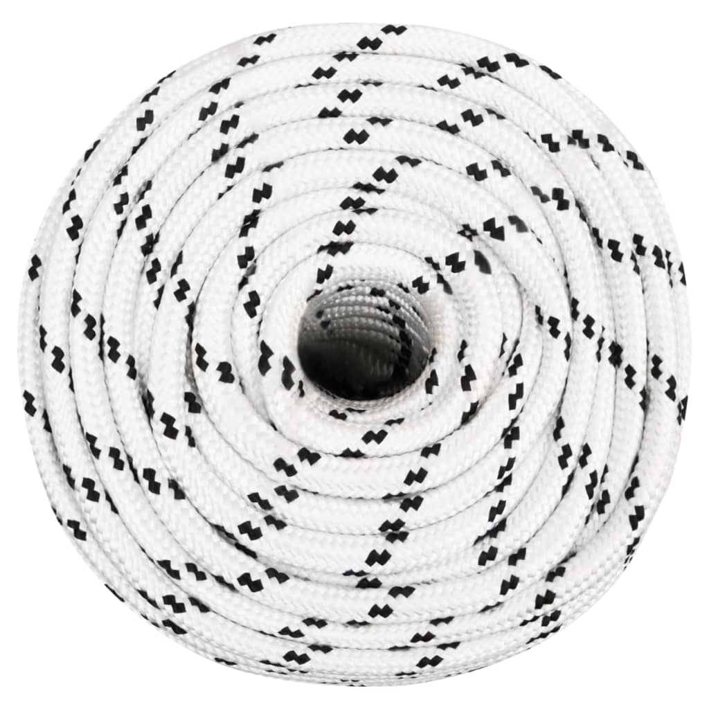 Båtlina flätad 12 mm x 100 m polyester