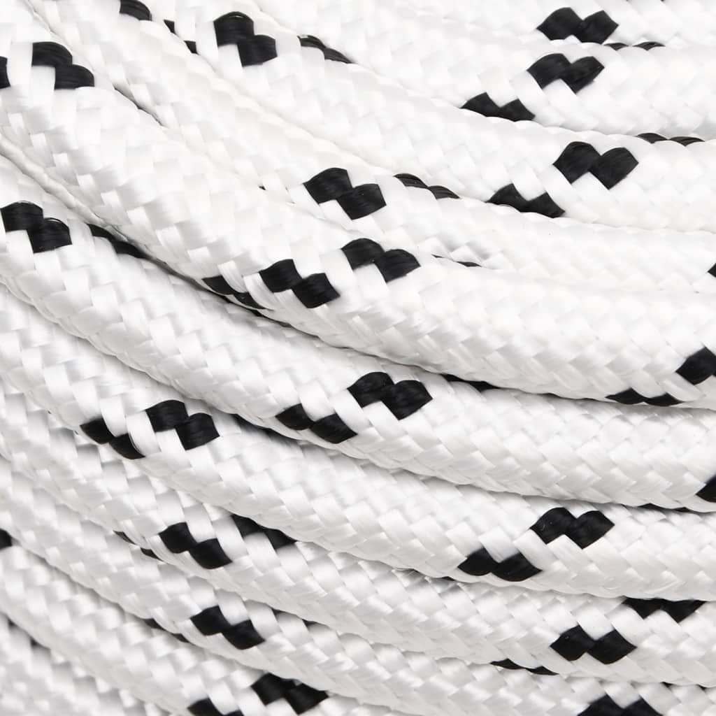 Båtlina flätad 12 mm x 100 m polyester