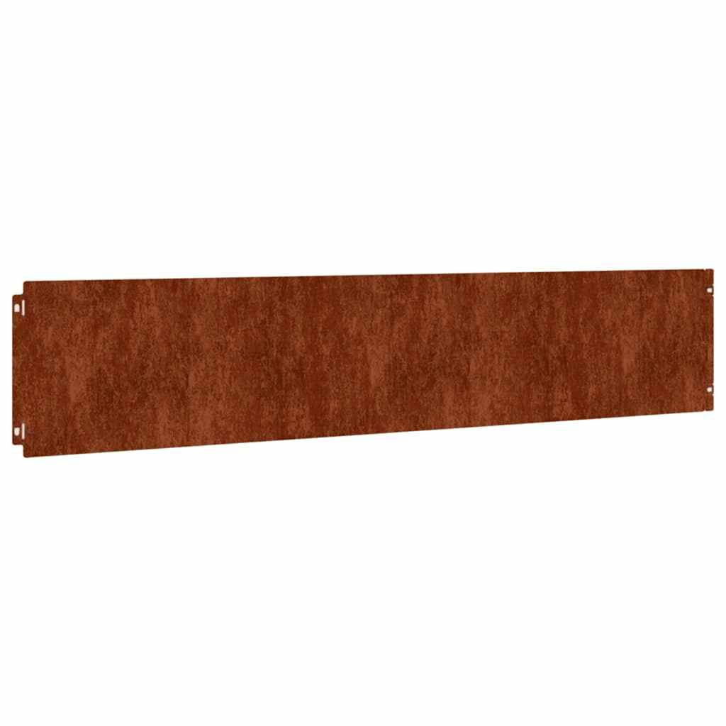 Rabattkanter flexibelt cortenstål
