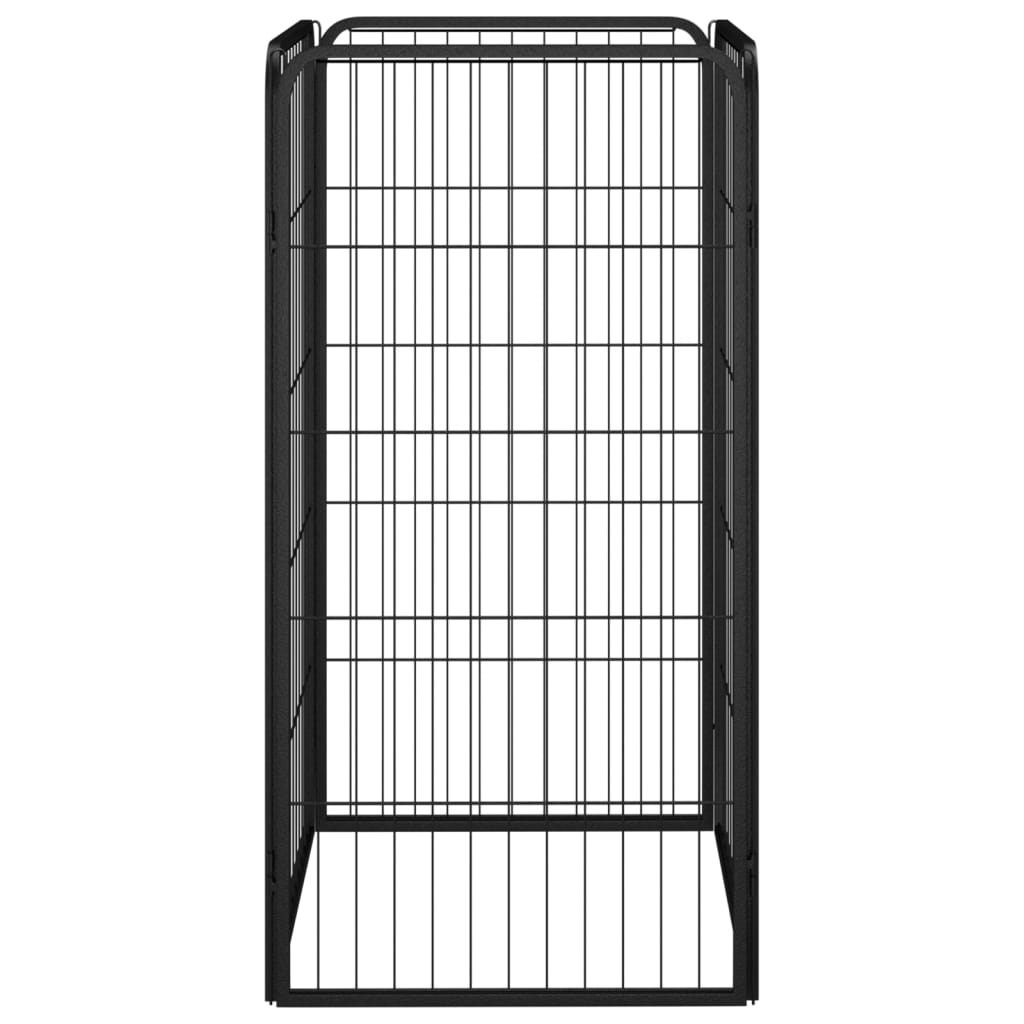 Hundbur 4 paneler pulverlackerat