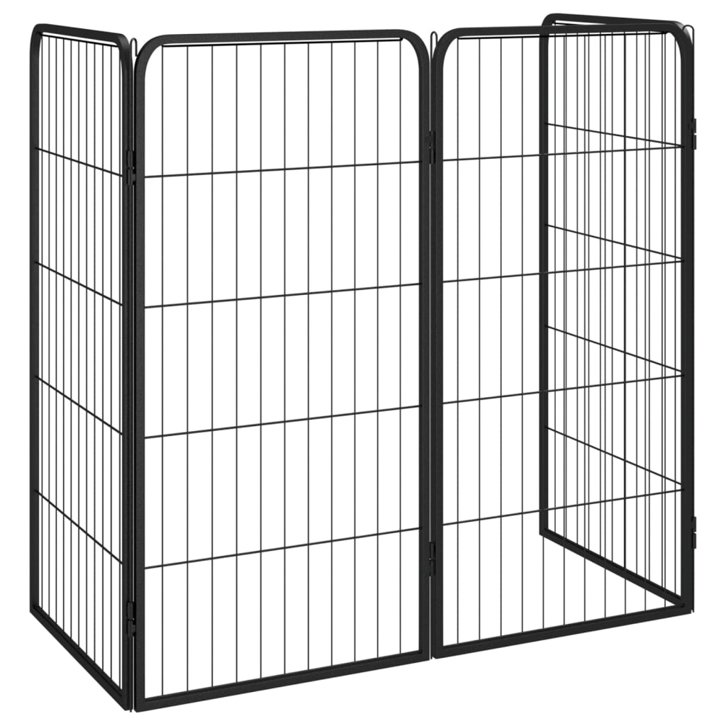 Hundbur 4 paneler pulverlackerat