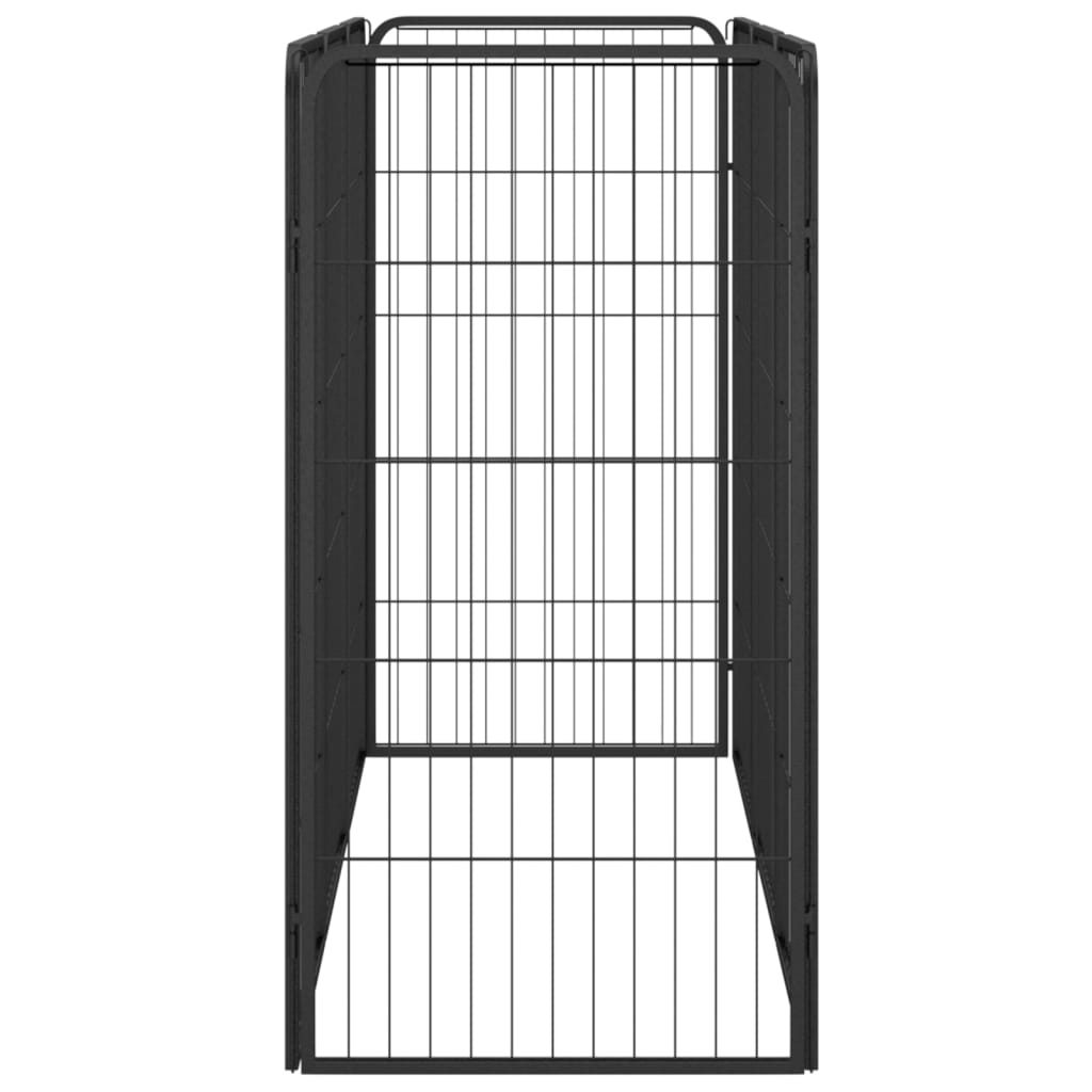 Hundbur 8-paneler Pulverlackerat