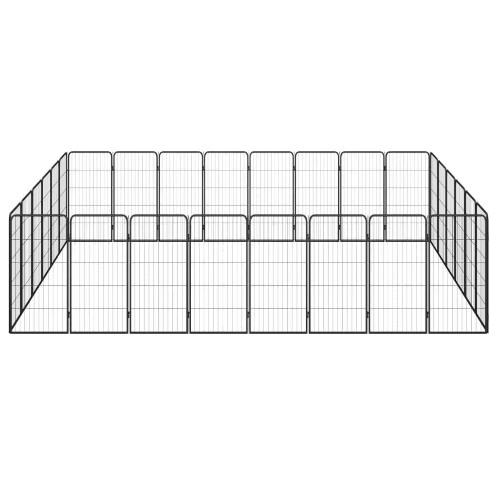 Hundbur 28-paneler pulverlackerat