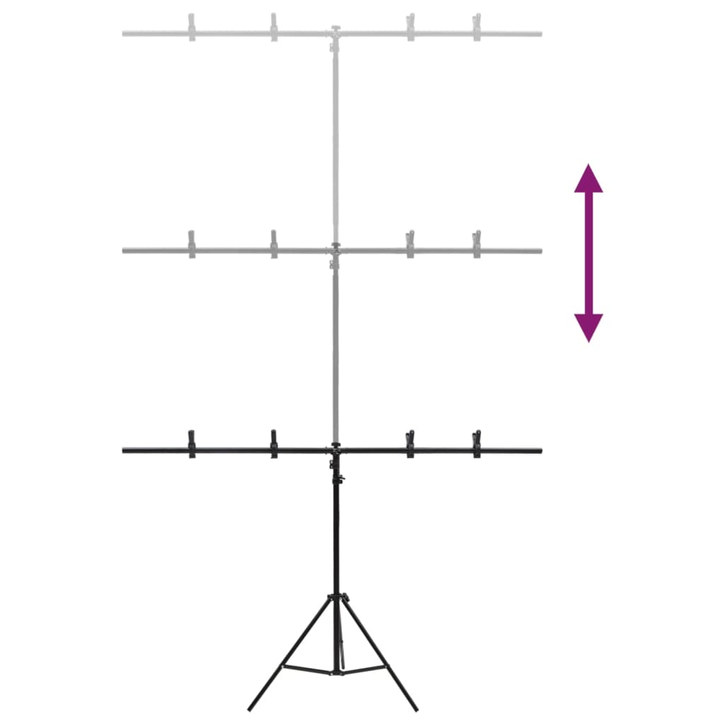 T-stativ 151x60x(70-200) Cm