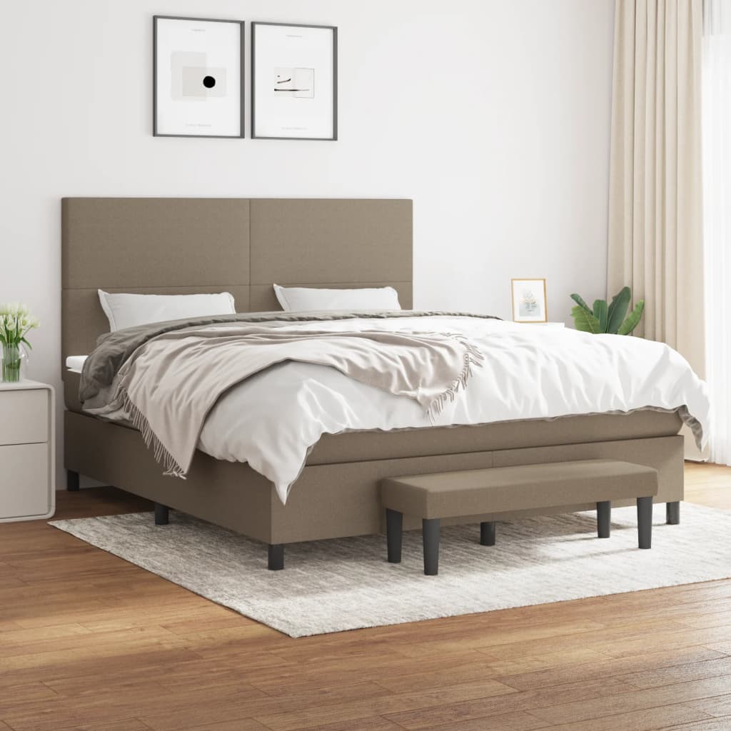 Ramsäng Med Madrass Taupe