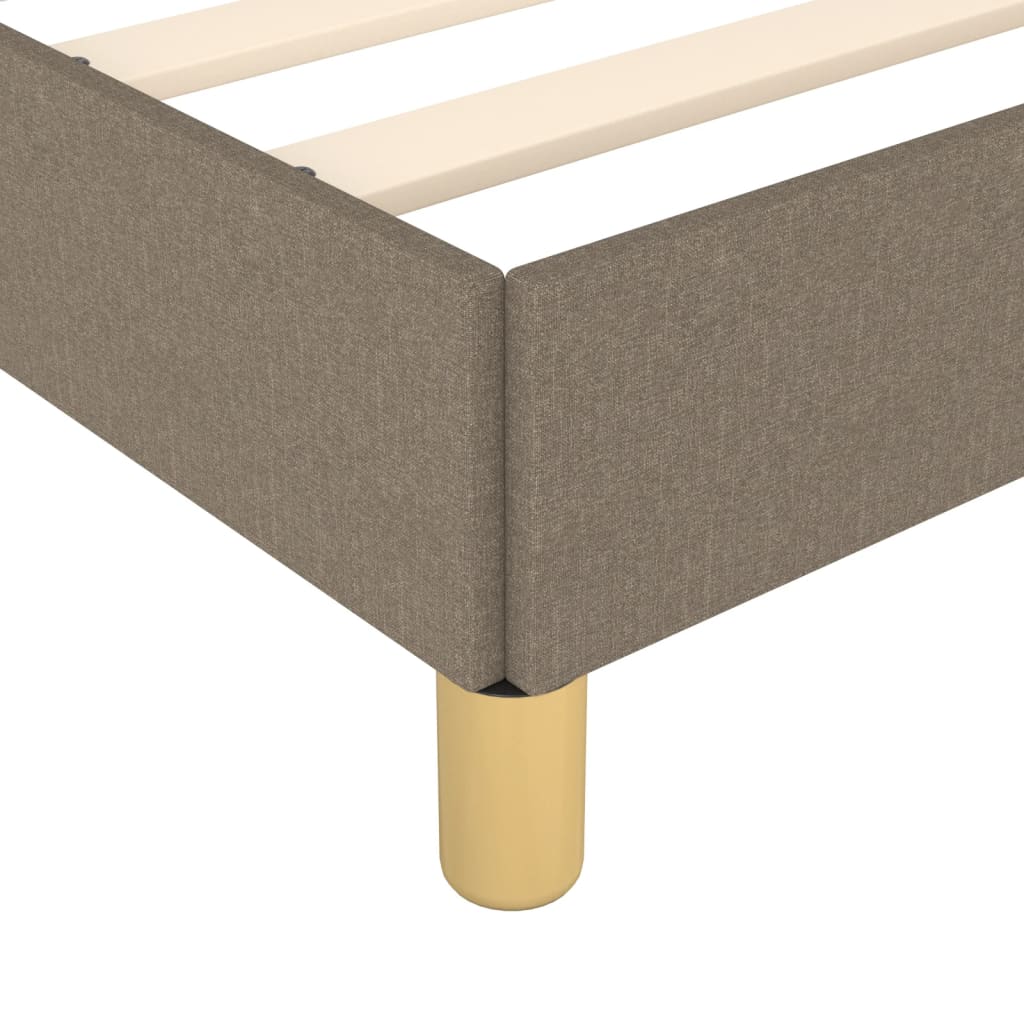 Sängram Utan Madrass Taupe