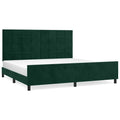 Sängram Utan Madrass Mörkgrön