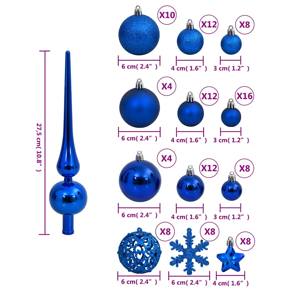 Julgranskulor polystyren