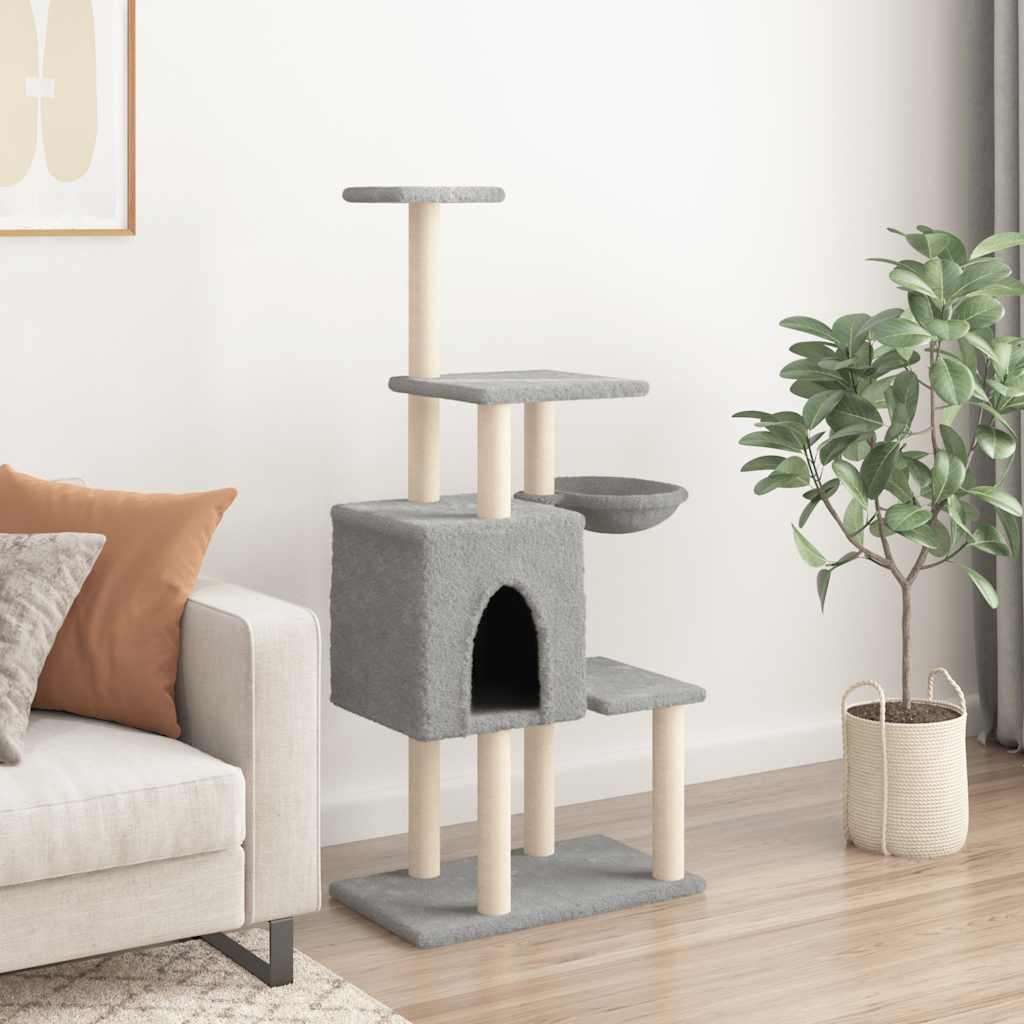 Katträd med Klöspelare Sisal