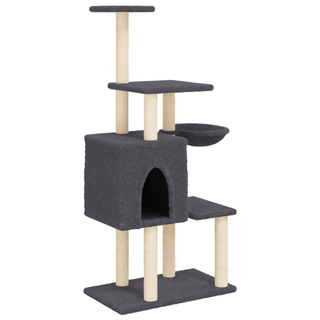 Katträd med klöspelare i sisal 131 cm