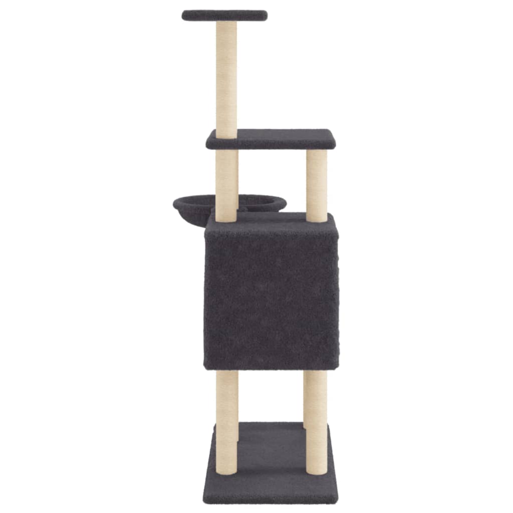 Katträd med klöspelare i sisal 131 cm