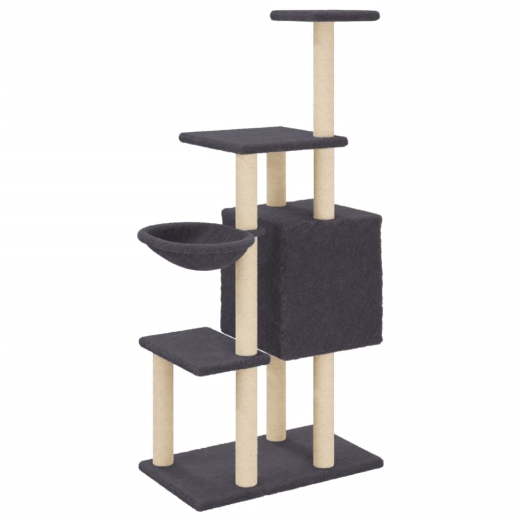 Katträd med klöspelare i sisal 131 cm