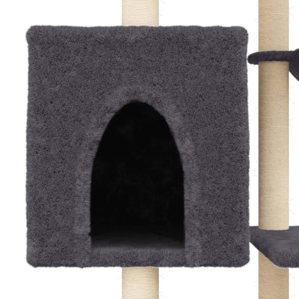 Katträd med klöspelare i sisal 131 cm