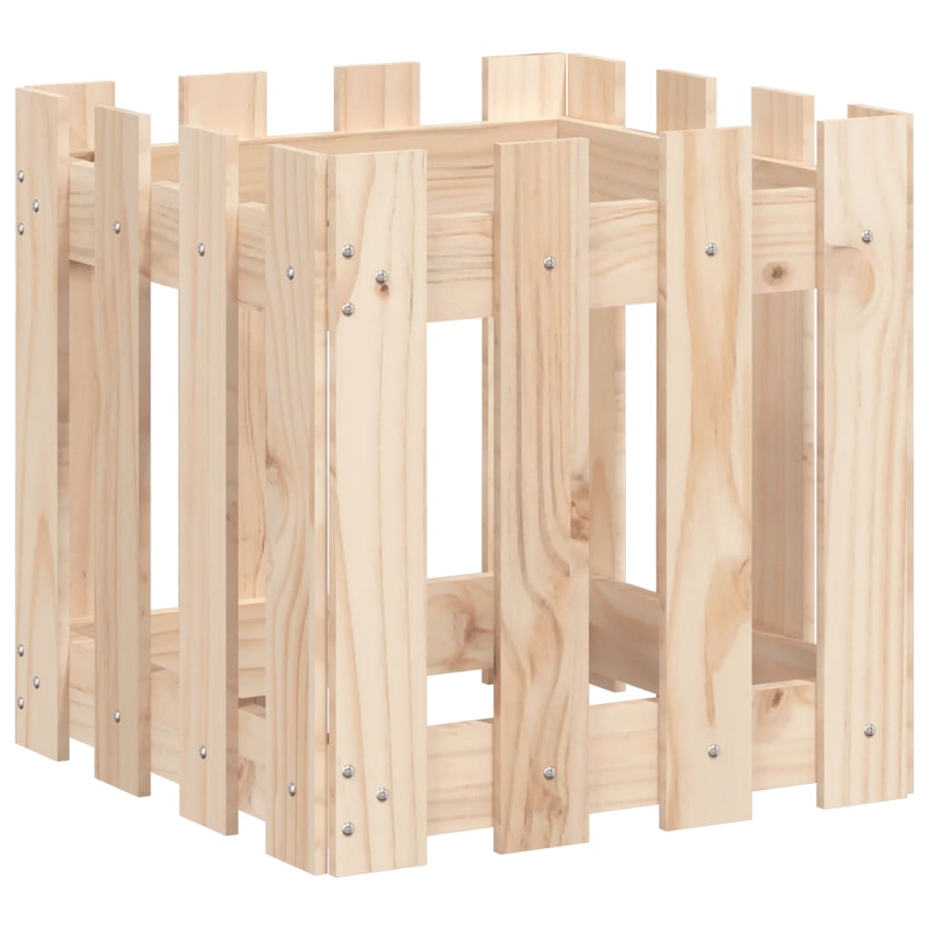 Odlingslåda med Staket-design
