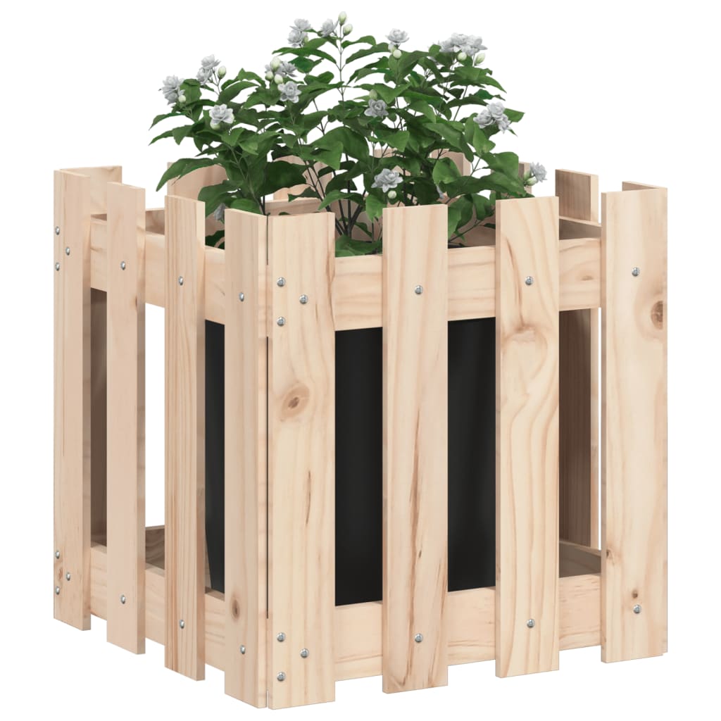 Odlingslåda med Staket-design