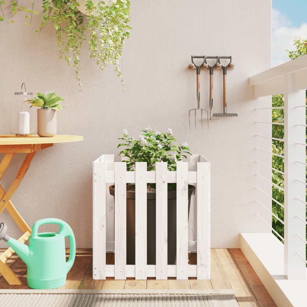 Odlingslåda med Staket-design