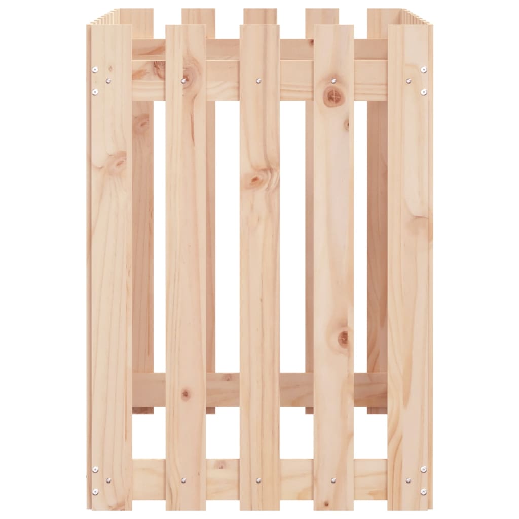 Odlingslåda med Staket-Design massiv