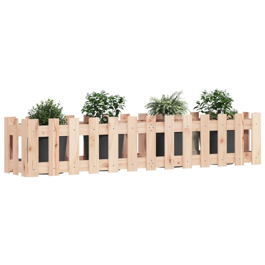 Odlingslåda med Staket-design