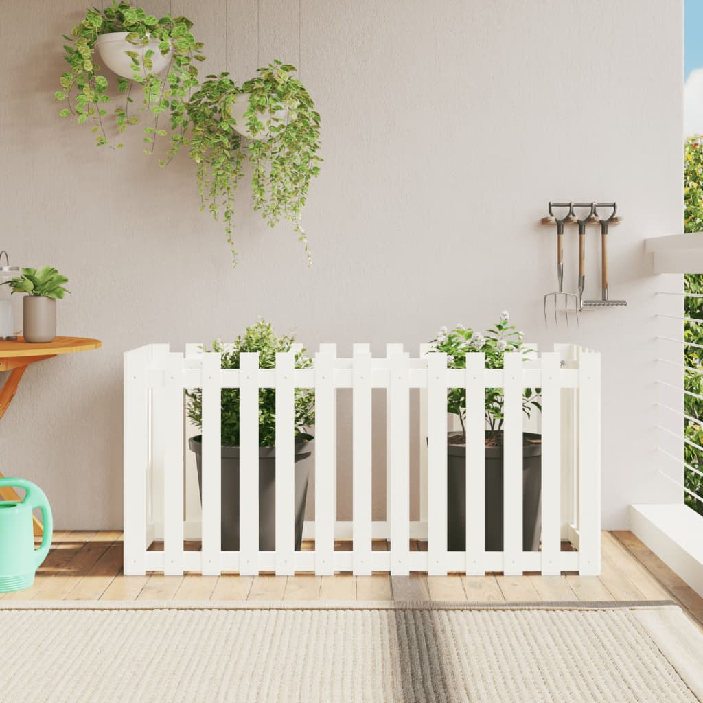 Odlingslåda med Staket-design