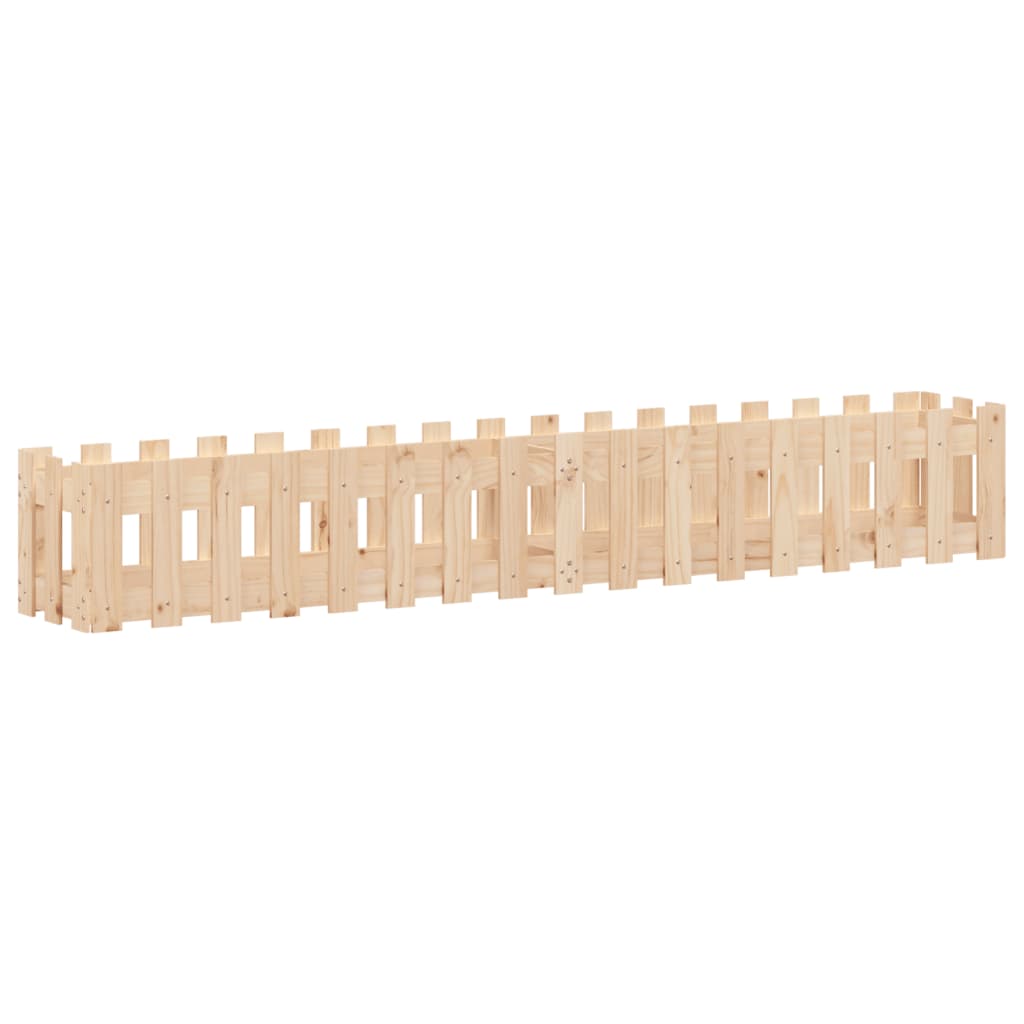 Odlingslåda med Staket-design