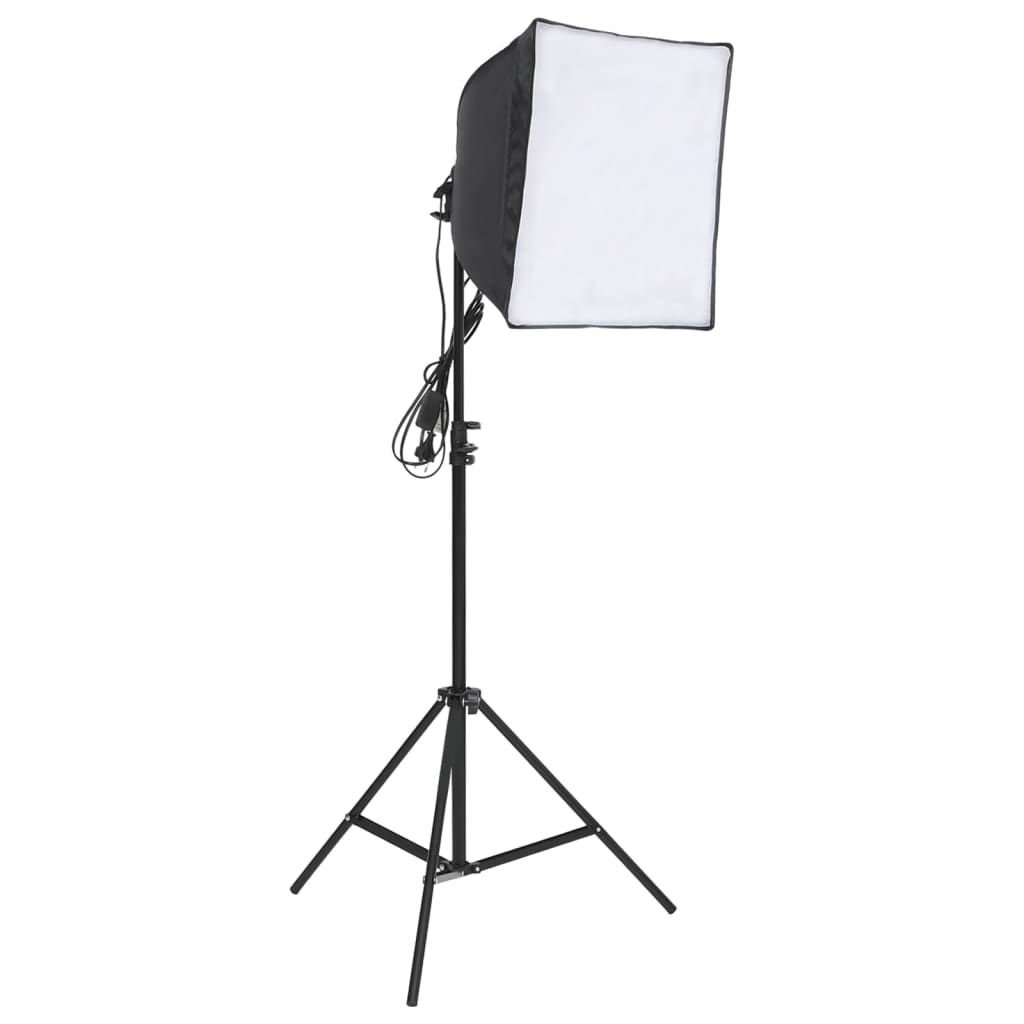 Fotostudio med Lampor och Bakgrund
