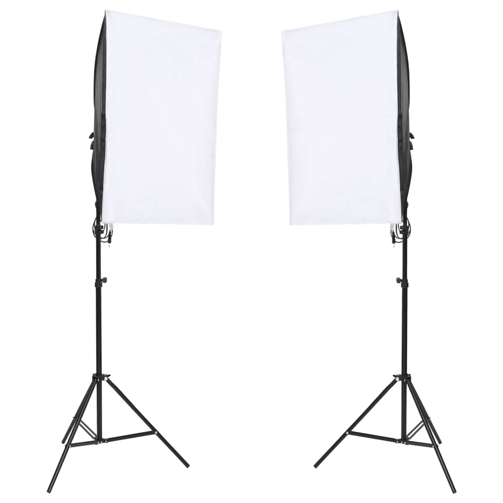 Fotostudio med Lampor, Bakgrund och Reflexskärm