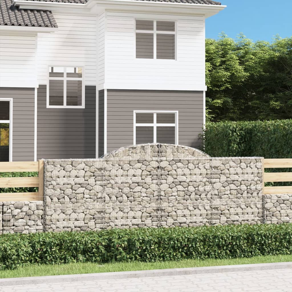 Gabioner bågformade galvaniserat järn