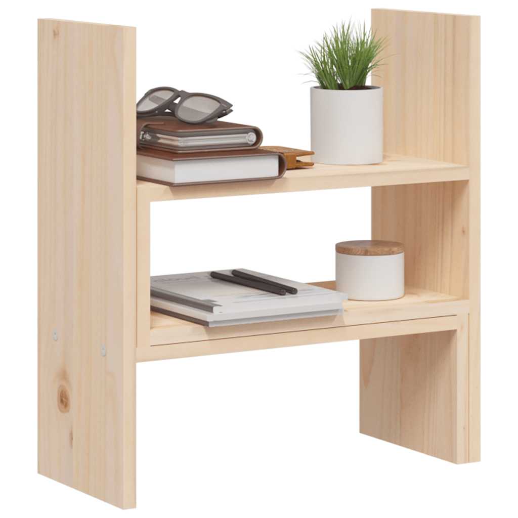 Skärmställ (39-72)x17x43 cm massiv furu