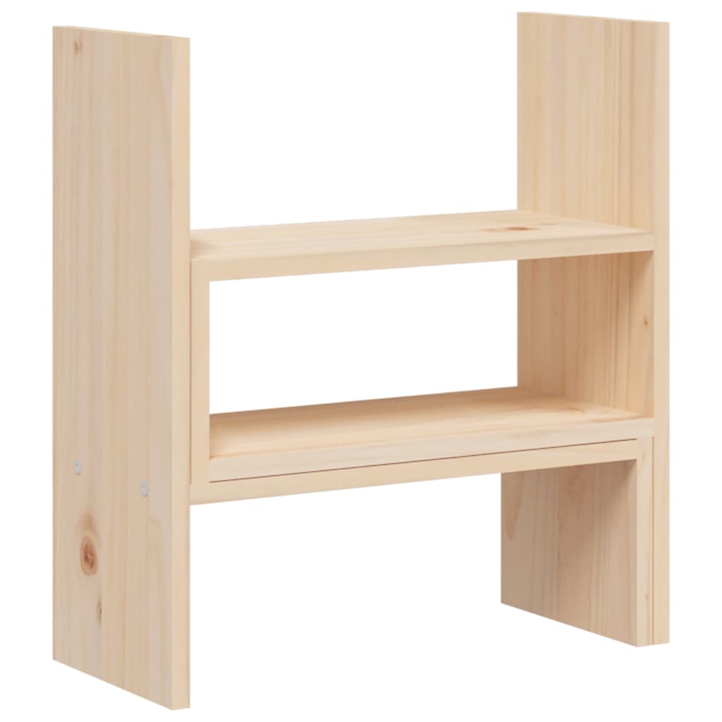 Skärmställ (39-72)x17x43 cm massiv furu